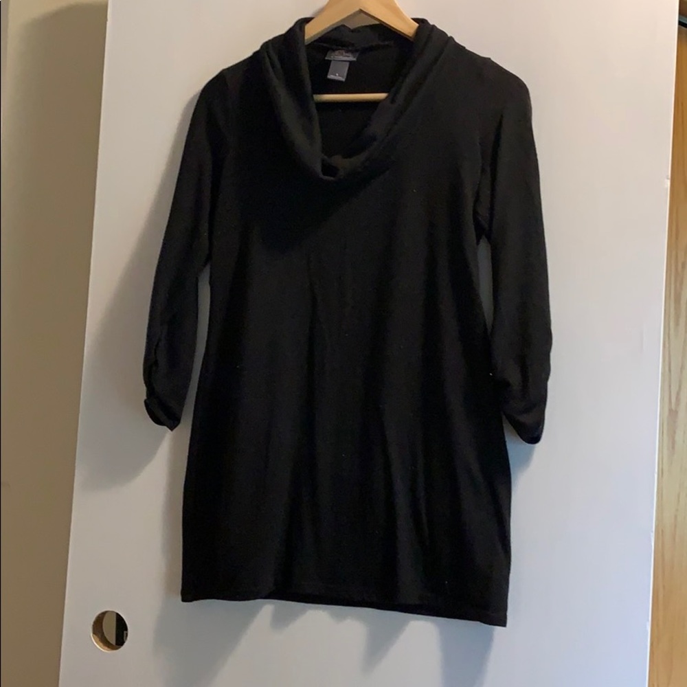 Black cowl neck sweater - maternity!